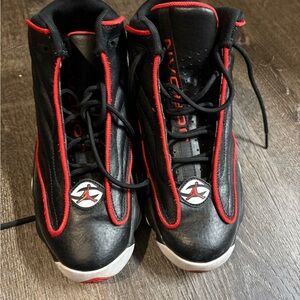 Kids Black and Red Shoes